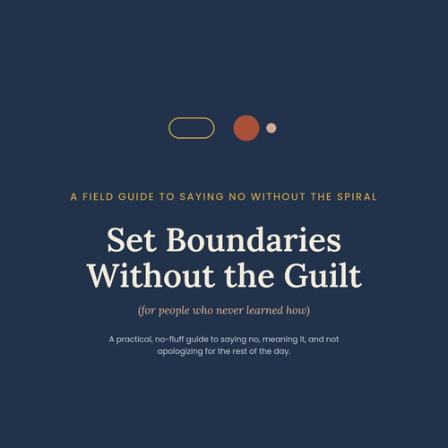 Set Boundaries Without the Guilt - self-help PDF guide cover